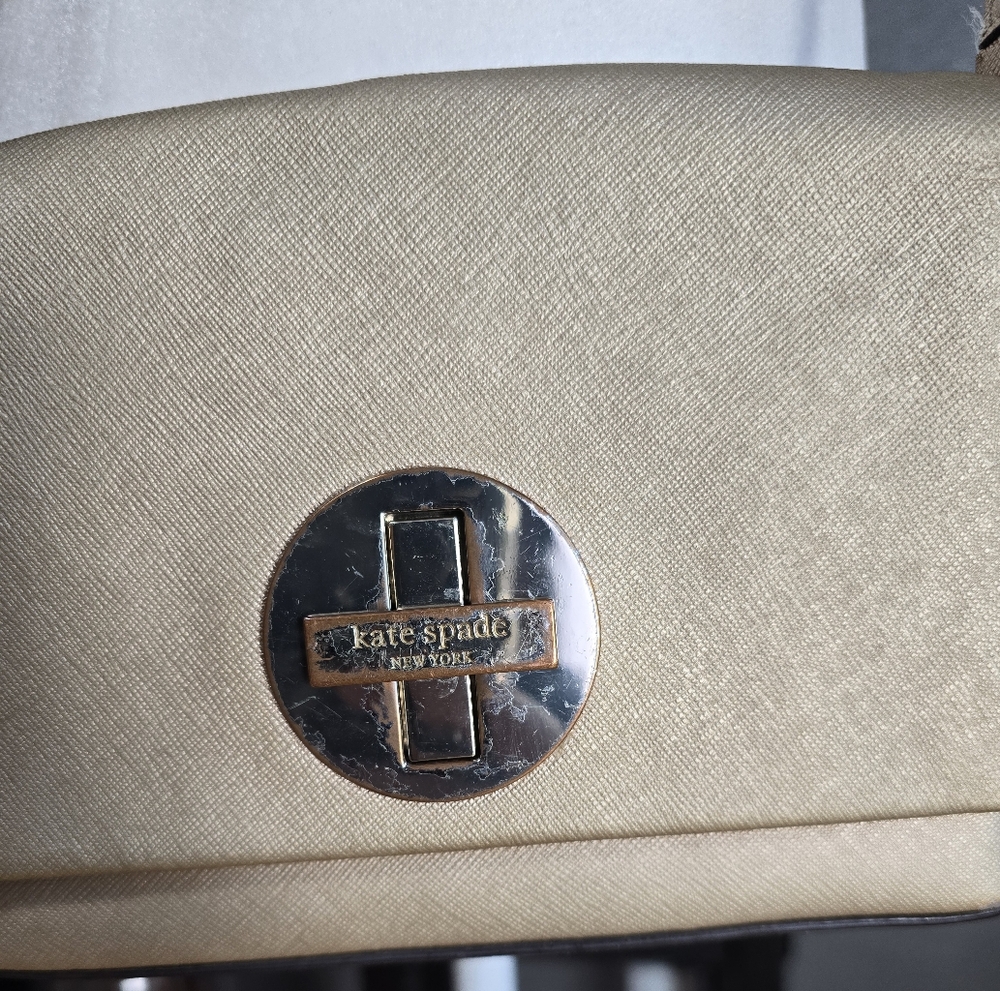Kate Spade Mettalic Crossbody Bag - Picture 3 of 12